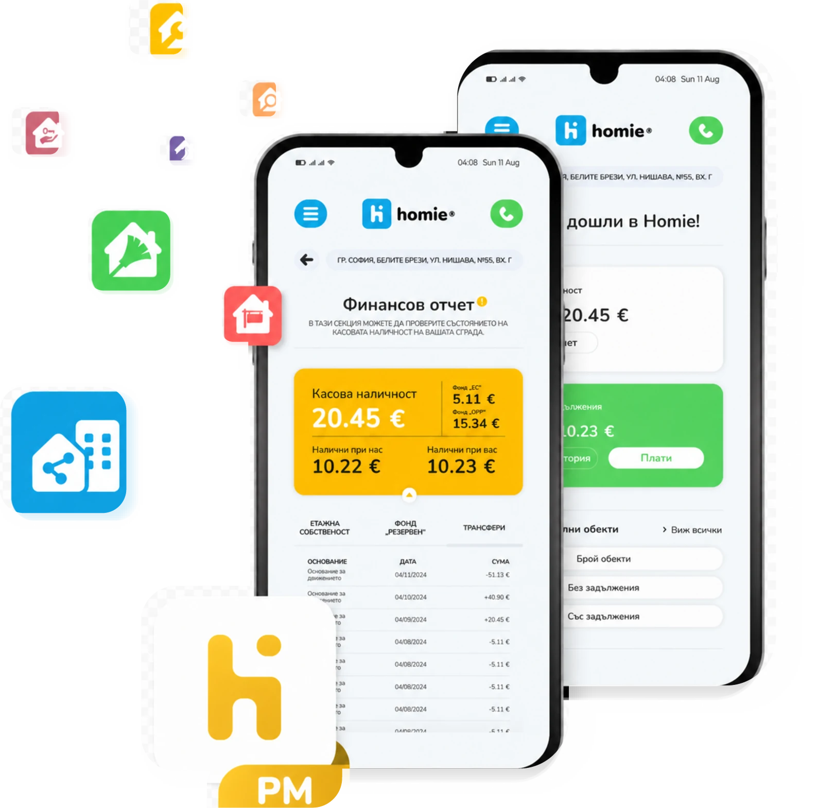 HomiePM Interface